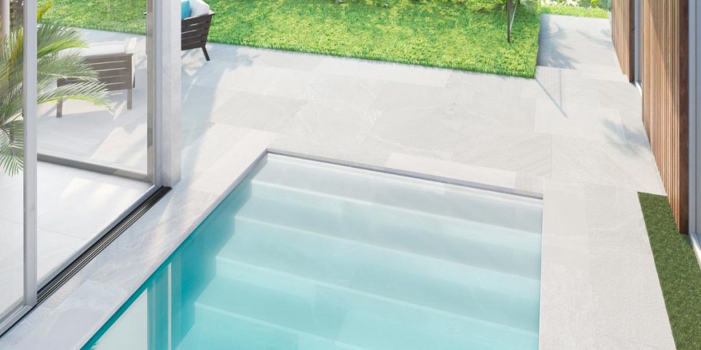 Gres porcelánico para piscina