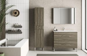 mueble baño con patas