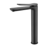 Grifo alto lavabo Dinamarca negro mate IMEX